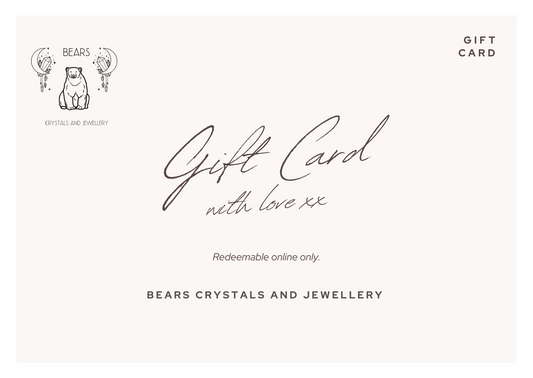 Bears Crystals and Gifts Magic Gift Card
